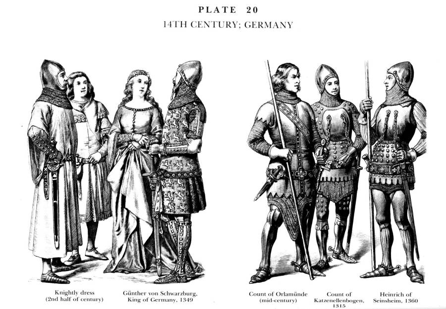 Planche 20a XIVe Siecle - Allemagne - 14Th Century Germany.jpg